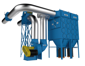Belfab's MPJC V dust collector, part of our dust collection systems.