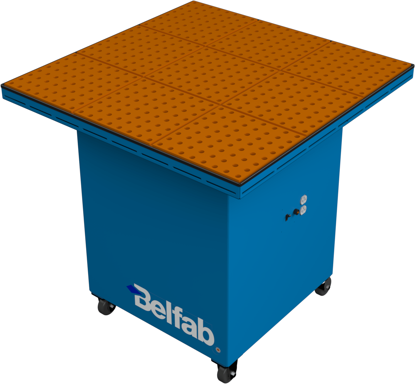A downdraft table from our dust collection systems.